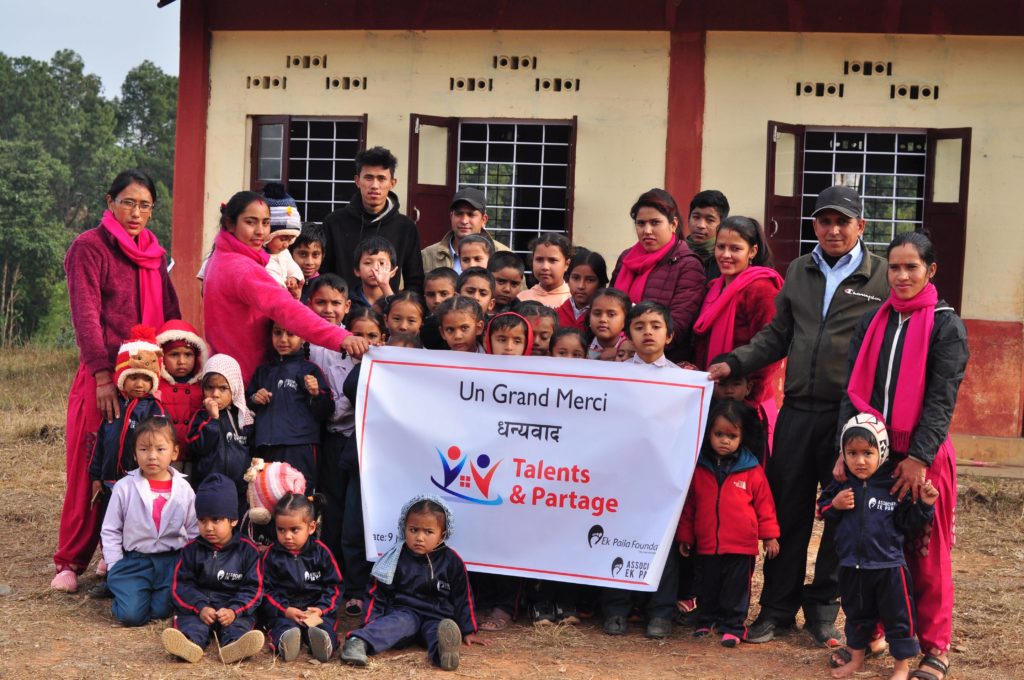 Ecole au Népal - Association Ek Pahila